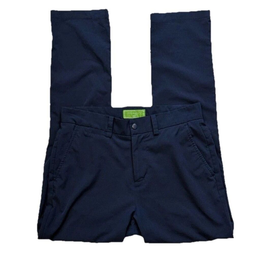Crown & Ivy Golf Pants Men's 30x30 Navy Blue Straight Leg Lightweight Ripstop